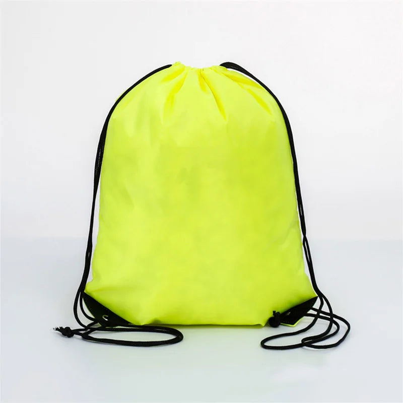 Portable Foldable Gym Bag Fitness Backpack Drawstring Shop Pocket Hiking Camping Beach Swimming Men Women Sports Bags