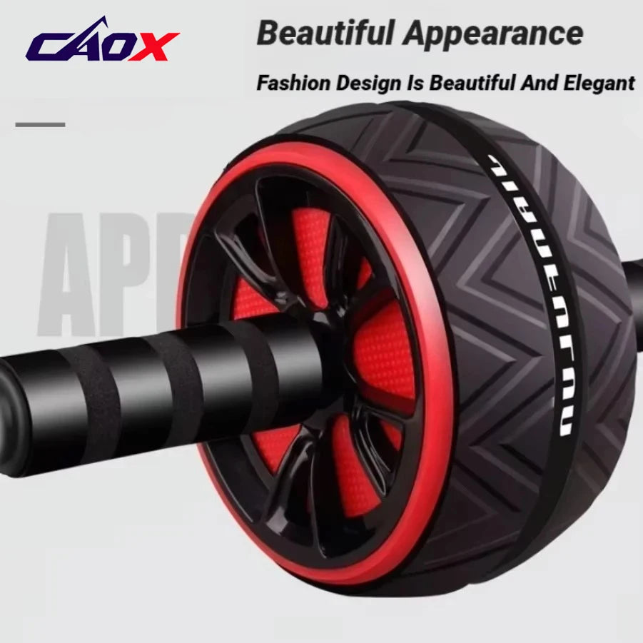 CAOX Non-Slip Ab Roller Wheel Home Gym Fitness Equipment for Men And Women Core Workout Abs Exercise Abdominal Training