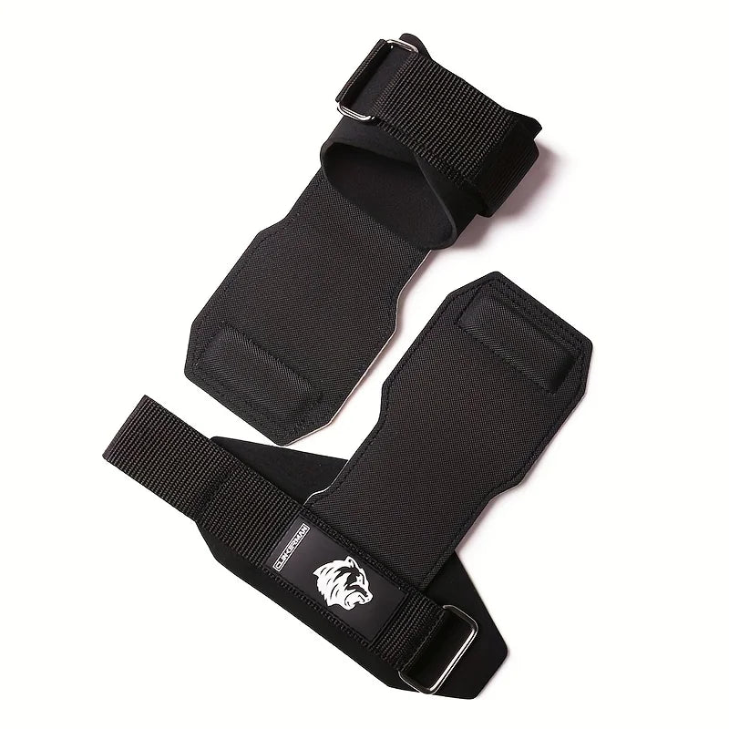 Weight Lifting Wrist Straps for Max Grip Support, PVC Lifting Strap for Weightlifting, Gym Grips Hook for Deadlifts, Heavy Shrug