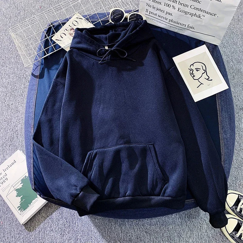 Simplified Korean Hoodies Hot Sales Casual Womens Sweatshirts Daily Versatile Pullover Tops Quality Autumn Winter Woman Clothing