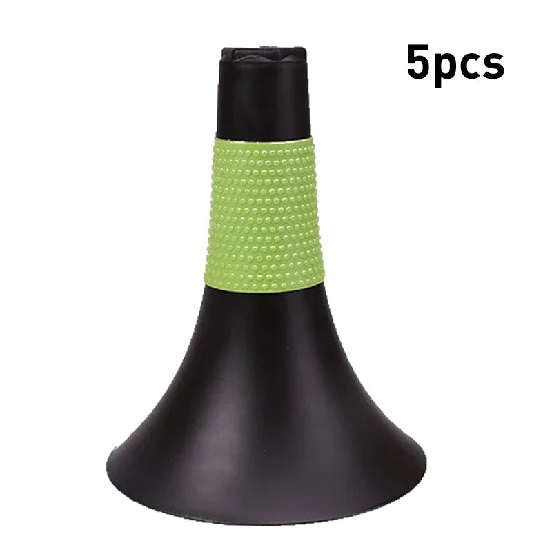 5PCS Sports Marker Cones Barrier Fitness Football Basketball Speed Agility Grab Training
