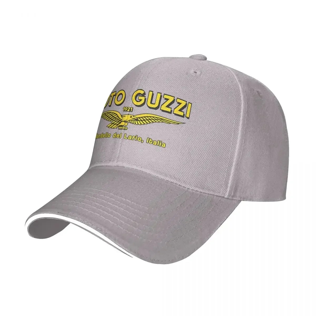 Moto Guzziz Mandello Del Lario.1921 Baseball Cap Retro Sandwich Hat for Men Women Adjustable Caps Sport