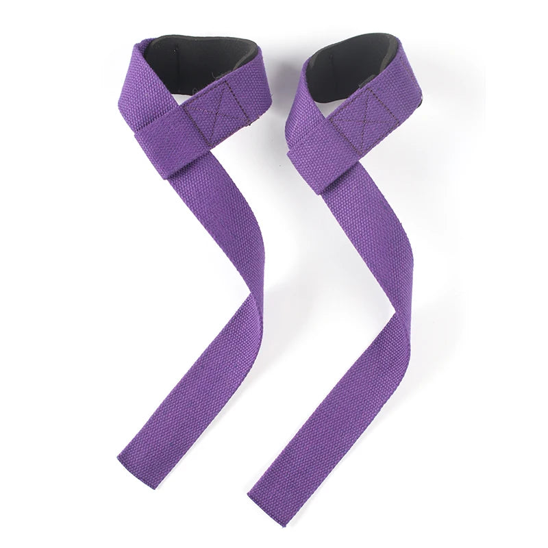 Cotton Weightlifting Straps, Strength Training Power Lifting Strap,Adjustable,Non-slip,Gym Fitness,Sports Grip Band