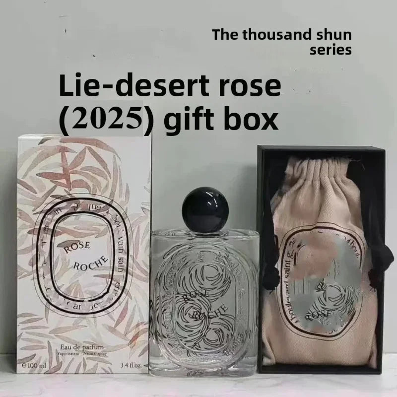 100ml Gift Box Perfume Desert Rose Water Lily Alluring Parfum Men Woman Dates Office Business Sports Designed for A Romantic