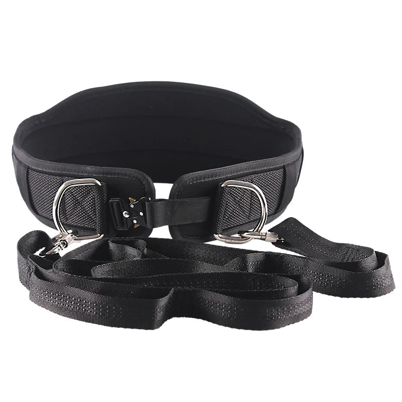 Black Dip Belt for Pull Up and Squat,Waist Support,Neoprene Lumbar Brace,Weightlifting Strength Training,Bearing 300lbs