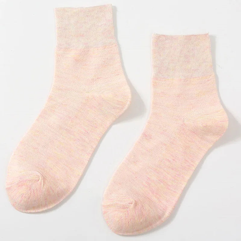 5 Paris Diabetic Socks Women Prevent Varicose Veins Socks Men Diabetics Hypertensive Patients Cotton Material Extra Size48,49,50
