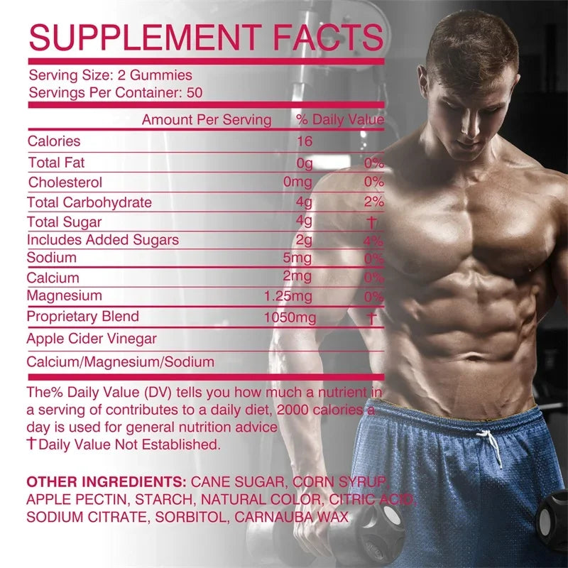Vital Grow XL Male Gummies - Supports Longer Male Performance, Promotes Muscle Growth, Increases Energy, and Improves Blood Flow