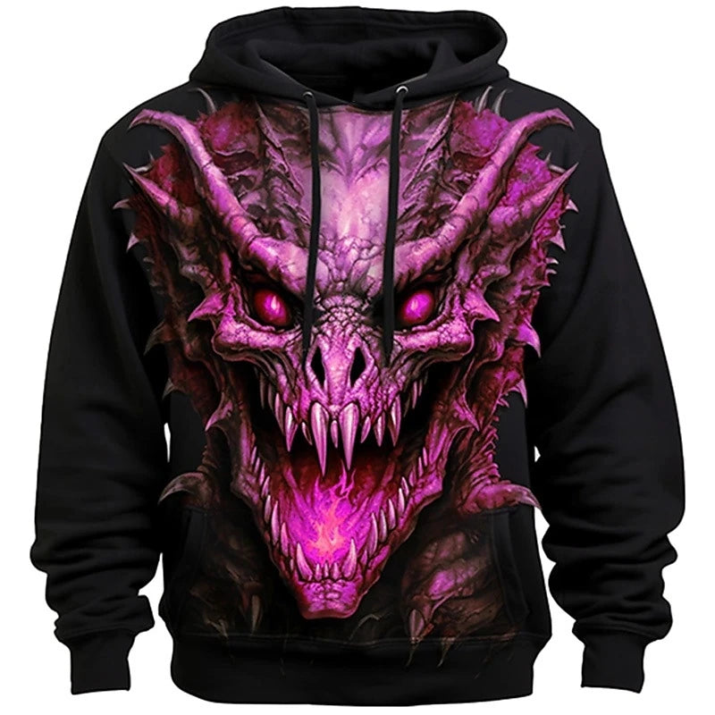 Fashion 3D Hoodies For Men y2k Personalization Hoodie Daily Leisure Sports Street Formal Wear Large Size Sweatshirts Male Tops