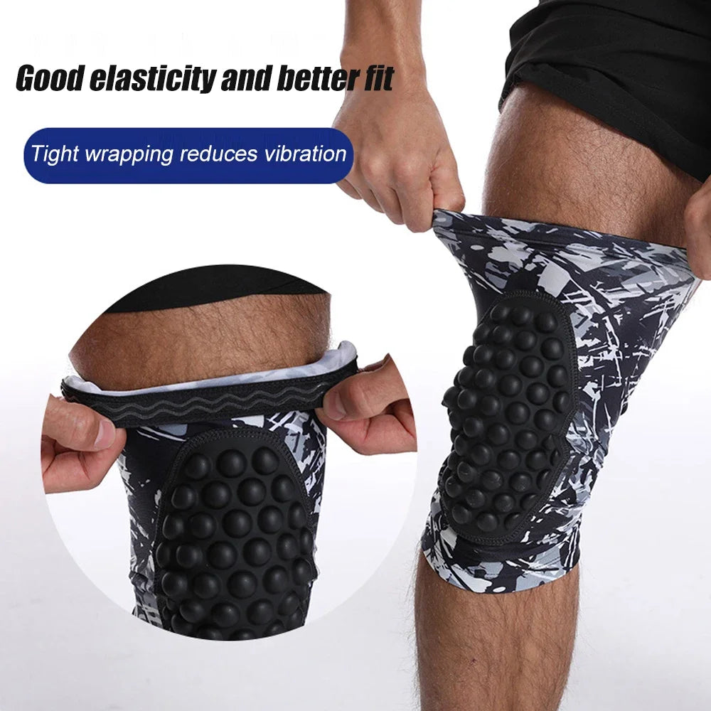 1/2Pcs Knee Brace, Protective Knee Pads Basketball Volleyball Football Crashproof Antislip for Youth Adults