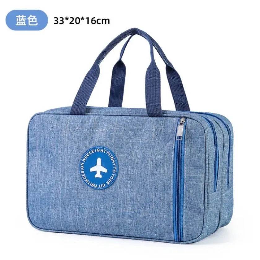 Dry Wet Separation Swim Bag Large Capacity Swimming Organizer Pouch for Travel Beach Gym Bathroom Storage