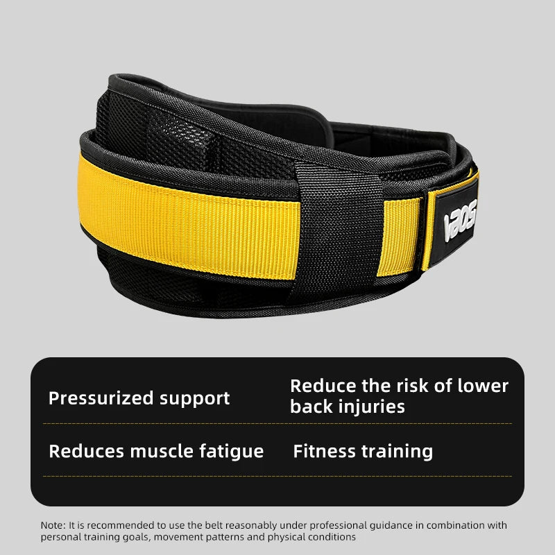 VBOSi Adjustable Premium Weightlifting Belt, Men & Women Waist Support for Deadlifts, Strength Training & Functional Fitness