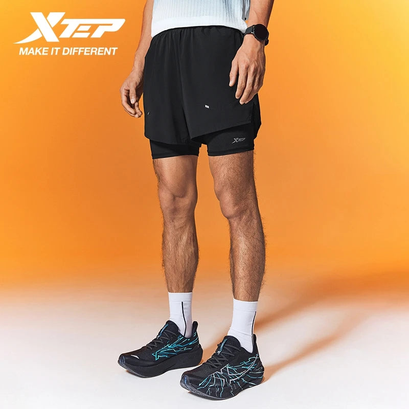 Xtep 2000km PRO Burst Shorts Men's 2026 Summer Quick-Dry Lightweight Sweat-Absorbing Running Shorts For Men 874229670144