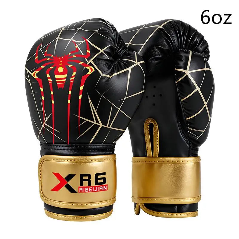 4/6 Oz PU Breathable Children's Adult Professional Sanda Muay Thai Taekwondo Neutral Breathable Boxing Gloves