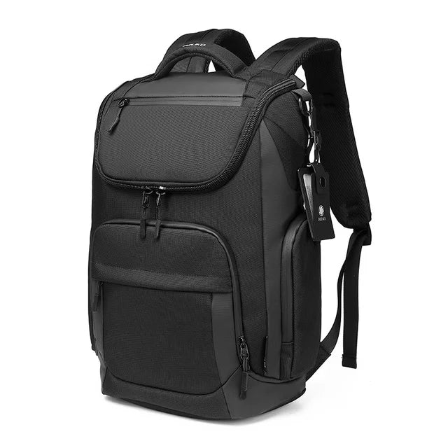 OZUKO Multifunction Men Backpack Large Capacity Waterproof Backpacks 15.6 inch Laptop Backpack Outdoor Travel Business Male Bag
