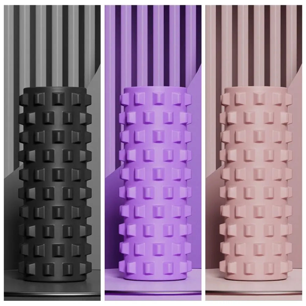 EVA Foam Yoga Foam Massage Roller High Density Gym Tool Yoga Pilates Foam Roller Non-slip Stable Fitness Yoga Column