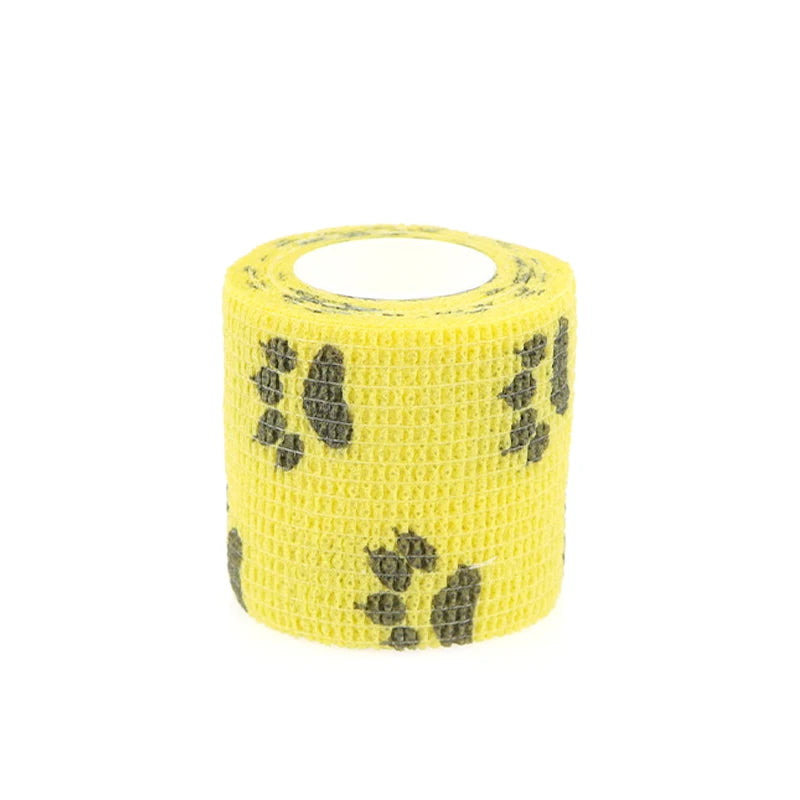 24 Rolls Elastic Bandage Self Adhesive Bandage Wrap Cohesive Tape Vet Wrap for Dog Cat Horse Pet Animals Ankle Sprains