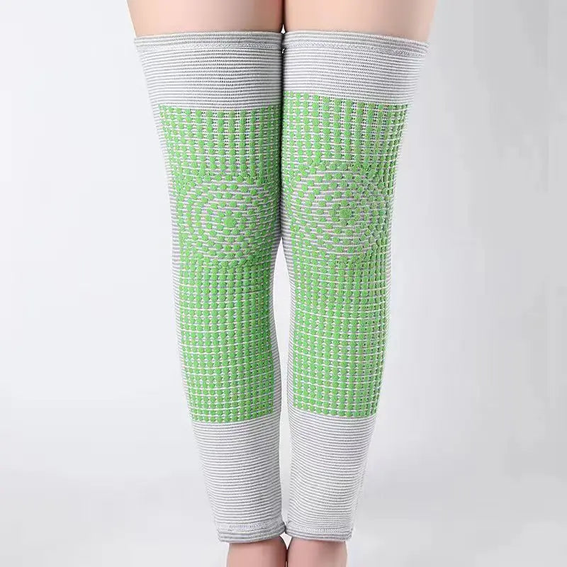 Pair Dot Heating Knee Pads Brace Sports Kneepad Tourmaline Knee Support For Arthritis Joint Pain Relief Recovery Unisex