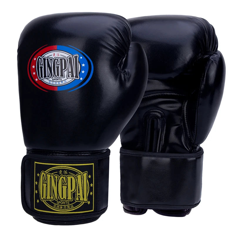 6/8/10/12oz Professional Boxing Glove Higher Quality PU Sanda Muay Thai MMA Training Glove Fighting Boxing Training Accessories