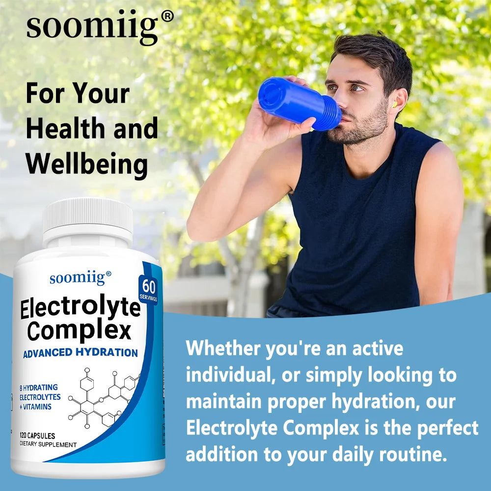 Premium Electrolyte Capsules - Maintaining Electrolyte Levels, Sports Recovery,Energy Health,Dietary Supplement