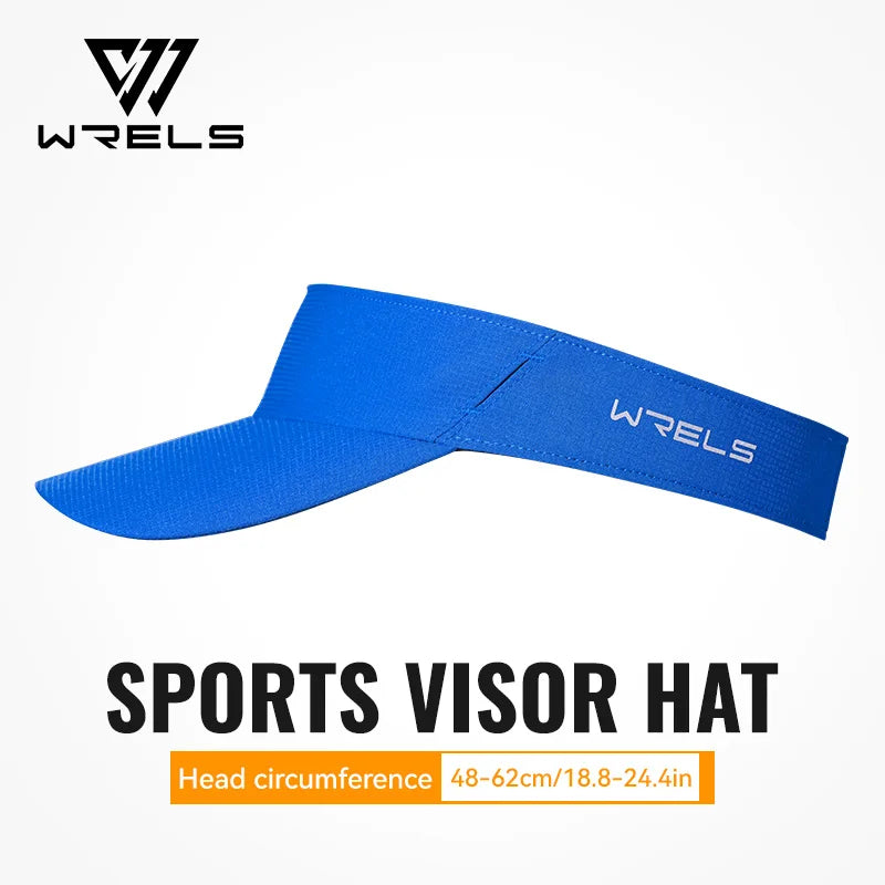 WRELS Sun Visor Hat Empty Top Baseball Cap Quick Dry UV Protection Sports Lightweight Running Tennis Golf Visor Hats for Women