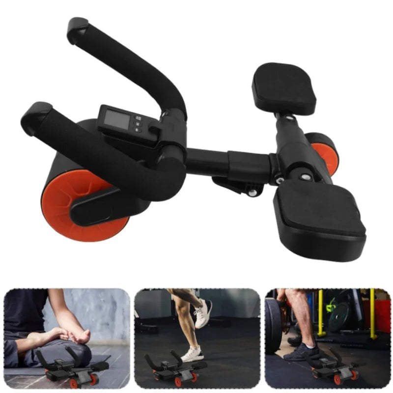 Adjustable Abs Training Roller Multifunctional Home Plank Support Abdominal Fitness Wheel For Home Gym
