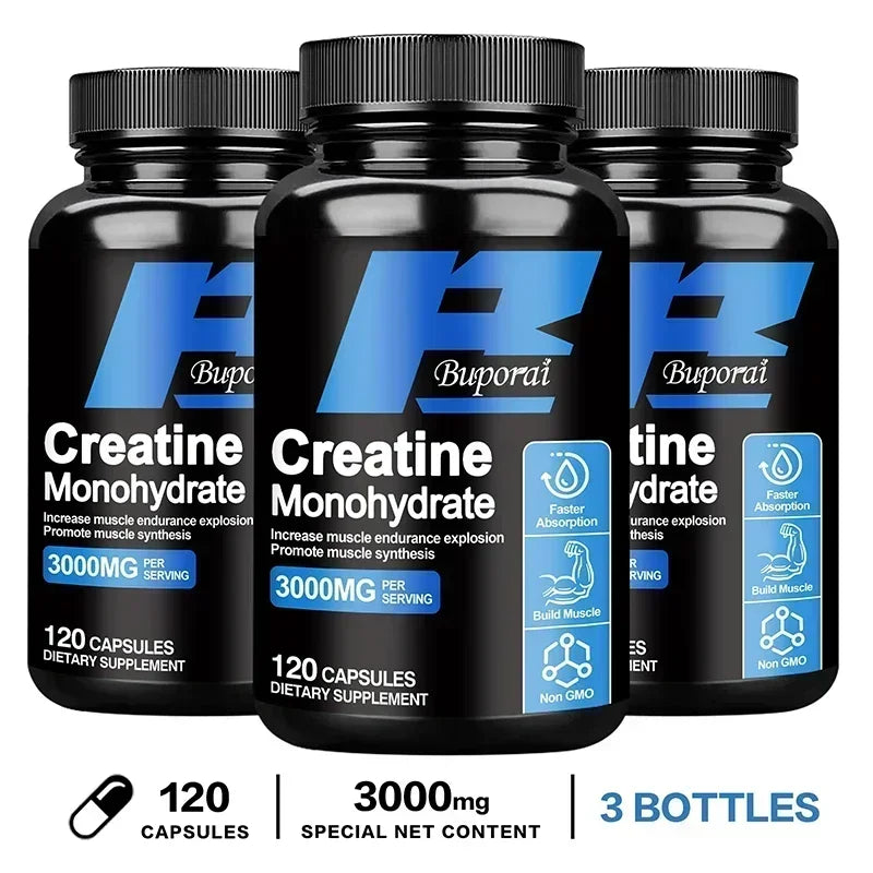 Creatine Monohydrate - Enhance Muscle Strength, Promote Muscle Recovery and Growth, and Improve Athletic Performance