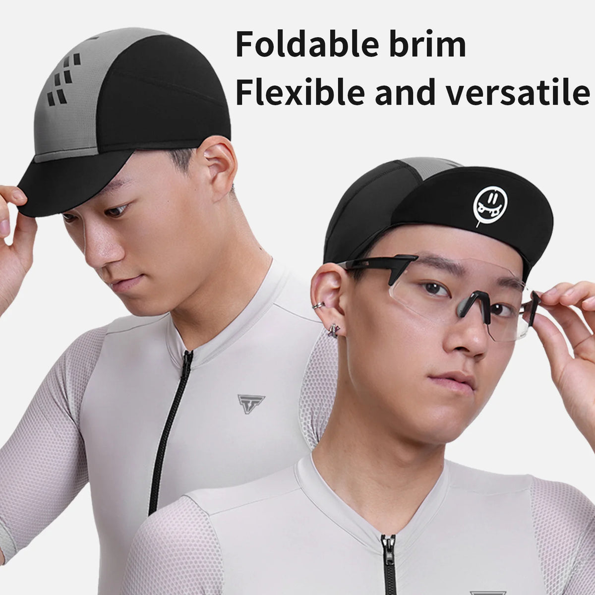 TOSUOD Summer Caps Breathable High Elastic Helmet Liner Running Cycling Lightweight Persoality Hat Bicycle Cap