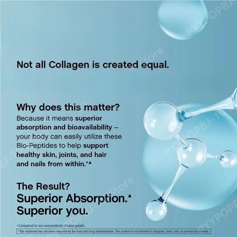 Collagen Powder 22oz Hair Skin Nails Superior Absorption Grassfed Supplement Advanced with 18 Essential Amino Acids