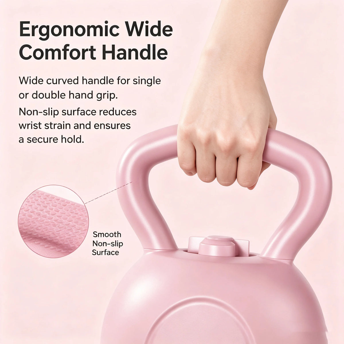 Adjustable Water Fillable Kettlebell 2-10KG Variable Weight Kettle Bell Portable Home Gym Equipment for Full Body Glute Leg
