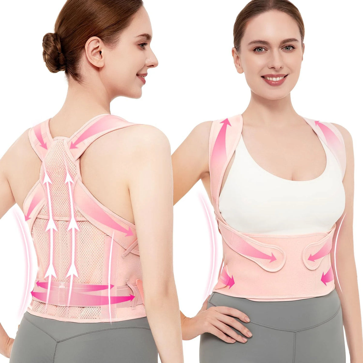 YANBIGUO Posture Corrector for Women and Men Support: Back Support Brace - Shoulders Straightener