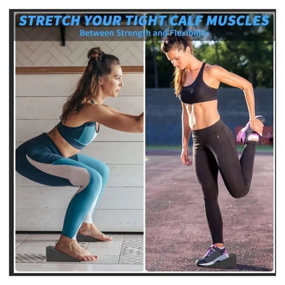 1 Pair Incline Design Yoga Squat Wedge Stability Training Leg Recovery Triangle Yoga Blocks Calf Stretch Adjustable