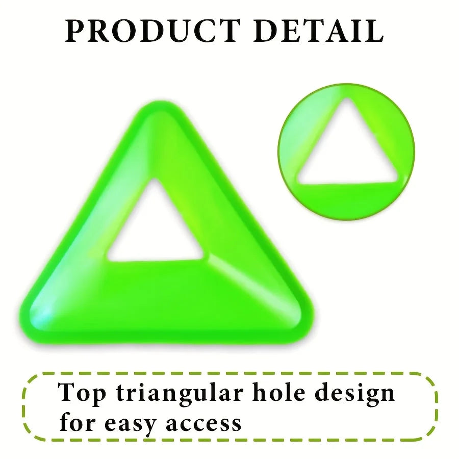 20/40Pcs 4 Colors Training Cones, Durable Triangle Marker Cones for Soccer Basketball Agility Training