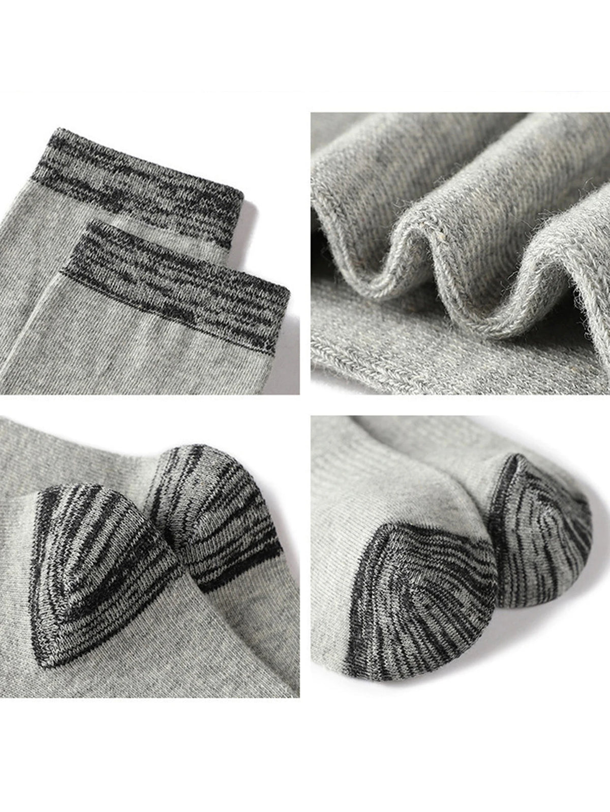 6Pairs Super Thick Merino Wool Socks Male Men Winter Thermal Cashmere Socks Fleece Terry Loop Middle Tube Socks High Quality