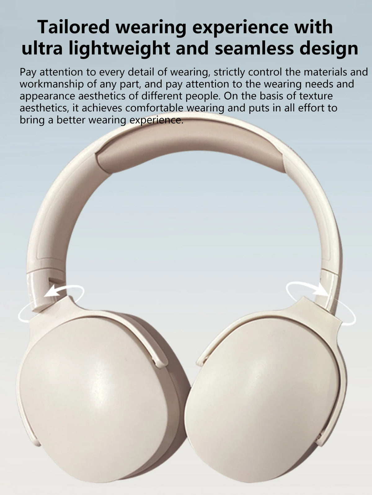 Wireless Headset, Jerry 5.3, Long Battery Life, Computer /iPad/ Mobile universal, Listening to Music/Gaming Wireless Headset