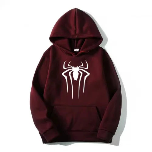 Latest Fashion Men's and Women's Hoodies, Casual Hoodies, Unisex, Trendy Printed Spider Pattern Hoodies