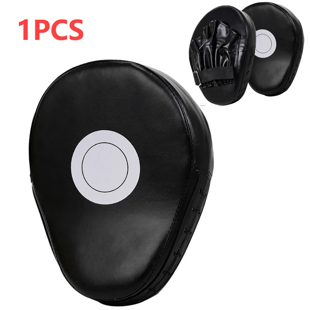 Curved Boxing Hand Target PU Leather Curved Punching Mitts Breathable Boxing Mitts Kickboxing Pads for Martial Arts Training