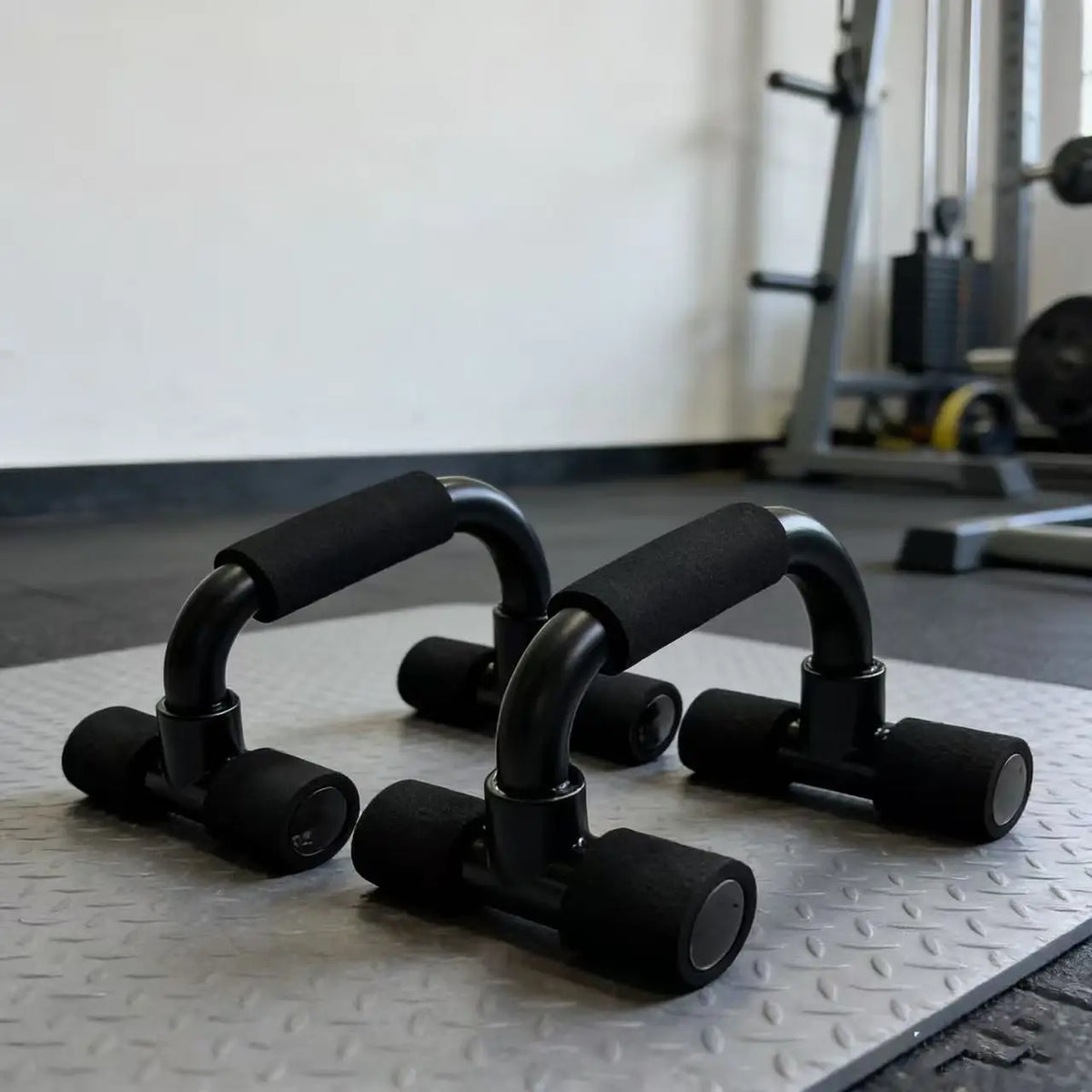 Ergonomic Foam Grip Pushup Stands, Portable Exercise Bar for Chest, Shoulders, and Core Muscles - Non-Slip, Lightweight, Durable