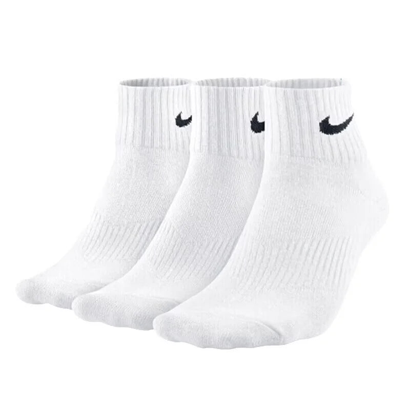 Nike Everyday Cushion Crew Logo Running Crew Socks Unisex Combo Pack White SX7664-100
