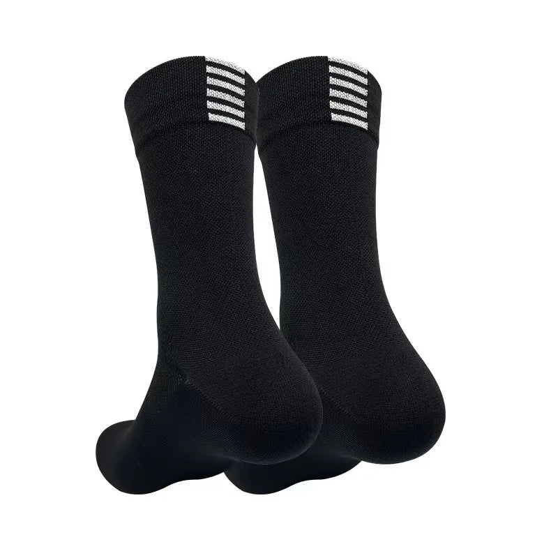 Jing Professional Cycling Socks Tube Men's and Women's Outdoor Sports Quick-Drying Four Seasons Bicycle Socks Running Socks