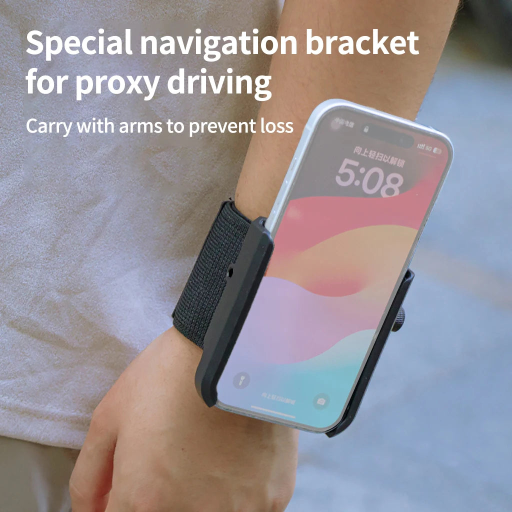 Wristband Phone Holder 360° Rotatable Universal Phone Wrist Strap for Smartphone Bike Cycling Armband for Hiking Biking Walking