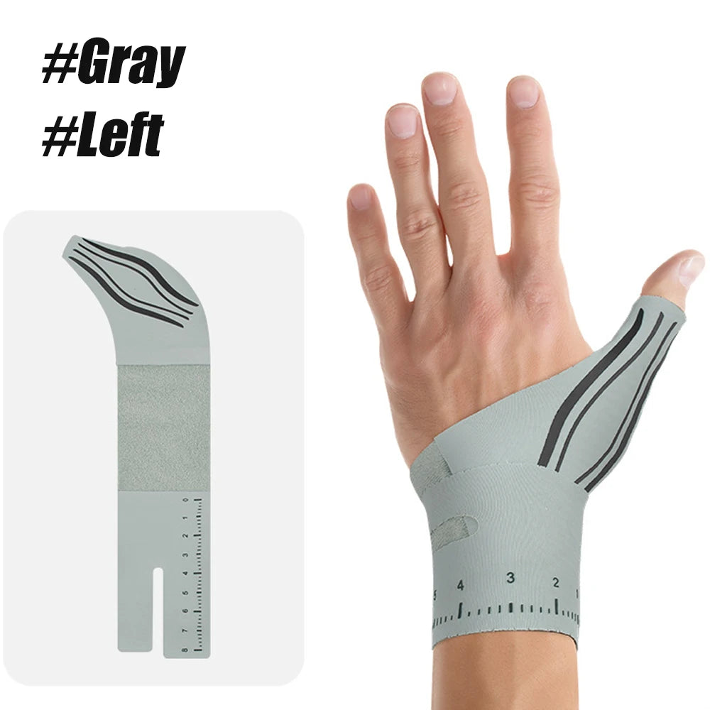 1PCS 2-in-1 Ultra-Thin Thumb & Wrist Brace - Adjustable Compression for Carpal Tunnel, Trigger Thumb, Tendonitis & Ulnar Support