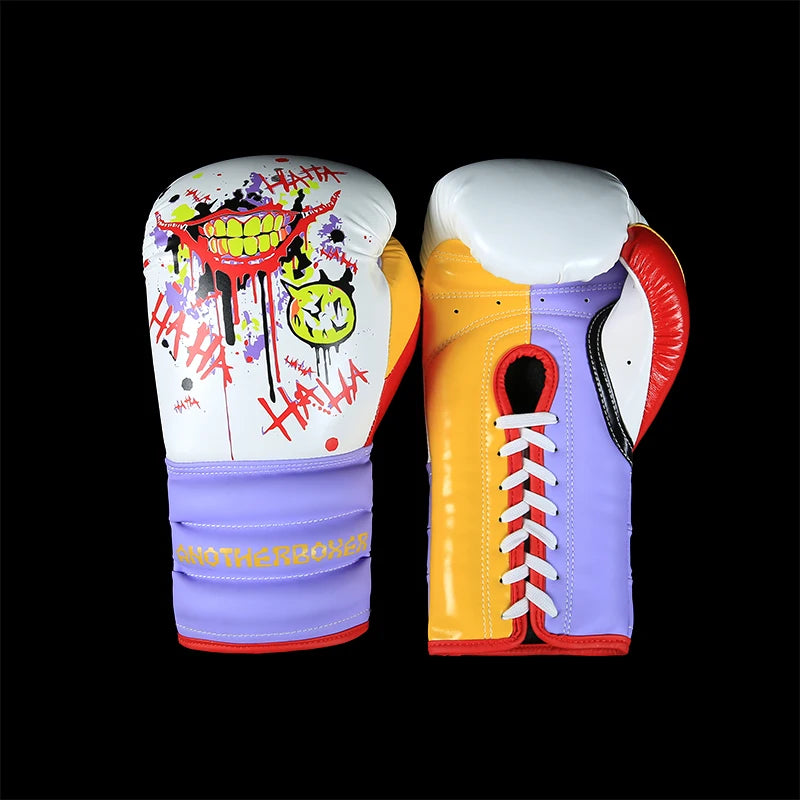 Kick Boxing Gloves 10/12/14oz/16oz PU Leather Professional Muay Thai MMA Kickboxing Glove Silver Sandbag Punch Training Gear