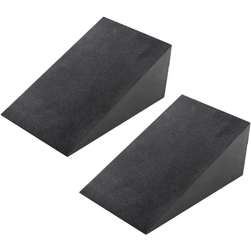 1Pair 15x12x5cm for Yoga Block Squat Yoga Stretching Inclined Board Wedge Slant Board, Calf Stretcher, Balance Pad Foam Wedge