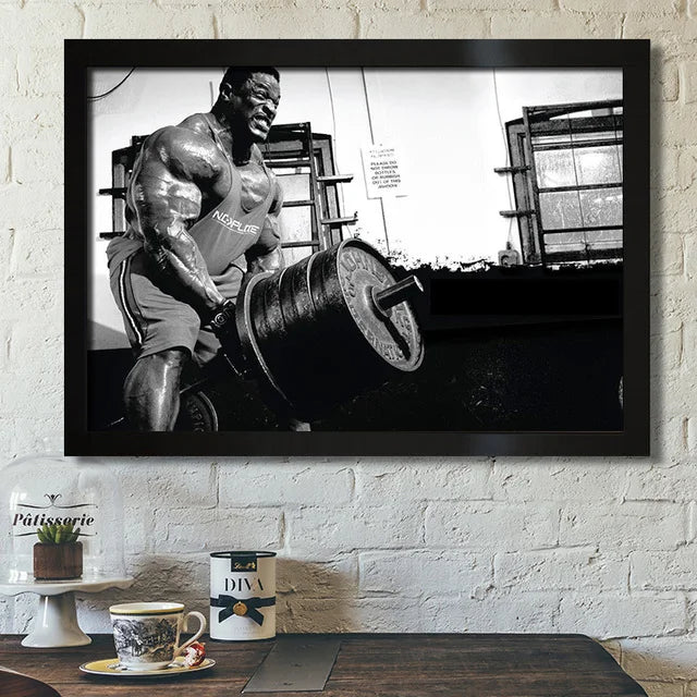 Ronnie Cullman Bodybuilder, Male Gym Muscle Fitness Champion Hot Sale, Print Art Canvas Poster, Living Room Decor, Home Picture