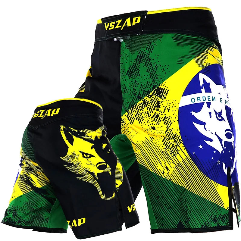 VSZAP MMA Fighting shorts fitness gym sports jujitsu Taekwondo Thai boxing shorts fighting clothes boxing pants Jiu-Jitsu