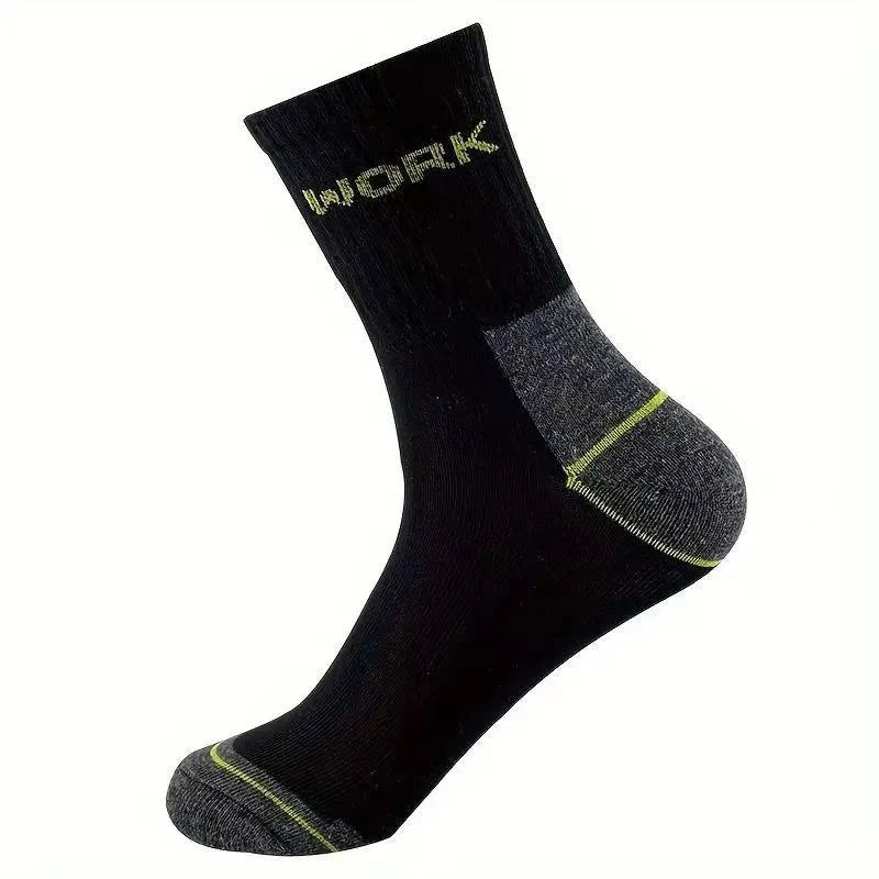 6/12 Pairs High-Quality Men Business Odor Proof Mid Tube Socks Sweat Absorbing Breathable All Season Sports Leisure Socks
