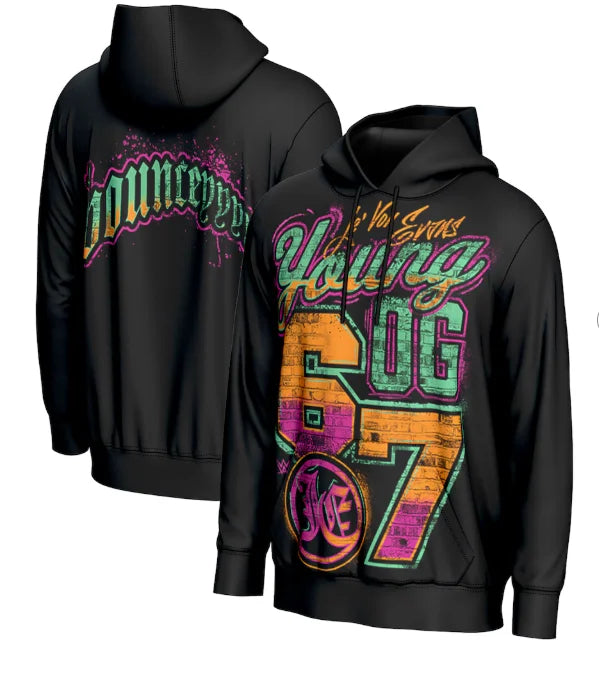 Je’Von Evans Merch Hoodies Vintage Hoodie Men and Women Hip-hop Sports Pullover Sweatshirt
