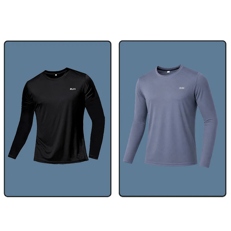 Men Women Quick Dry Long Sleeve Sport T Shirt Gym Jerseys Fitness Shirt Trainer Running T-Shirt Teenager Breathable Sportswears