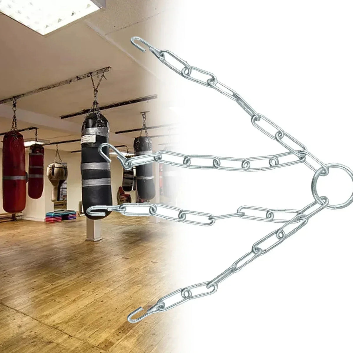 Training Metal Chain 30cm Attachment Boxing Heavy-Duty Hook Punching Bag Hanger Chain MMA Boxing Heavy Bag Chain Accessory