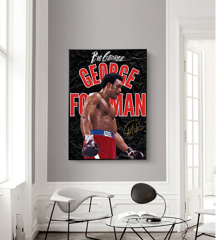 Famous Boxing Champion Posters Motivational Boxing Legends Prints Canvas Painting Wall Art Pictures Home Gym Boy's Bedroom Decor